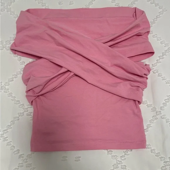 Zara Crossover off the shoulder top - Picture 2 of 6